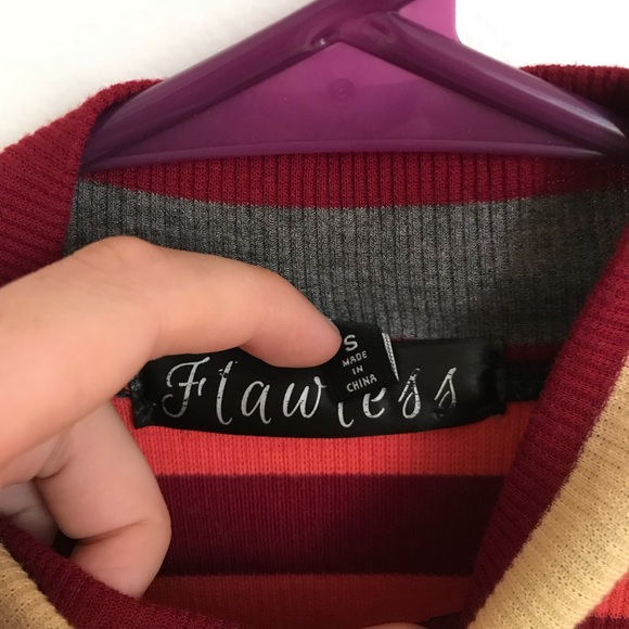 Forever 21 Striped Turtle Neck - Picture 4 of 4